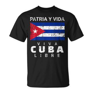 Viva Cuba Libre Patria Yida Bandera Cubana Apenada Camiseta unisex - Regaloses