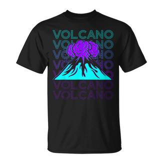 Volcán Retro Camiseta unisex - Regaloses