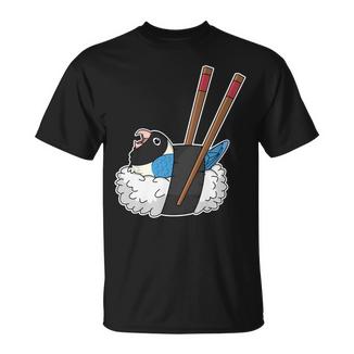寿司ロール オウム I Kawaii Food I Blue-Masked Lovebird 長袖tシャツ Tシャツ - Kawaiitshirt