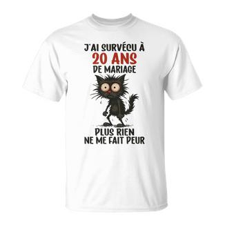 20 Ans Mariage Anniversaire De Mariage 20 Ans T-Shirt - Cadeauxyz