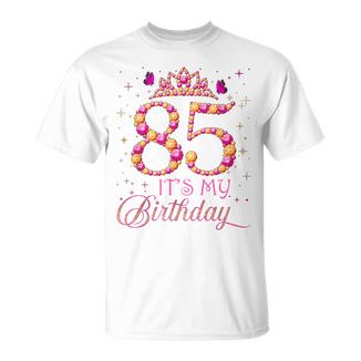Es Mi 85 Cumpleaños Regalo 85 Años Cumpleaños Reina Camiseta unisex - Regaloses