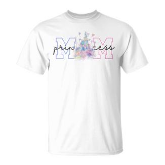 Mom Of The Birthday Girl Mom Princess T-Shirt - Thegiftio