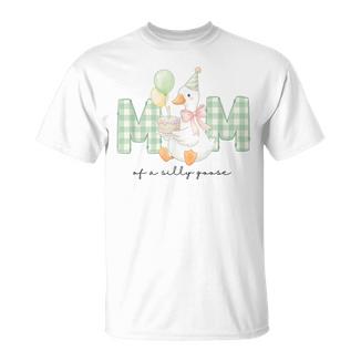 Mom Of The Silly Goose Birthday Matching Family Outfit T-Shirt - Monsterry
