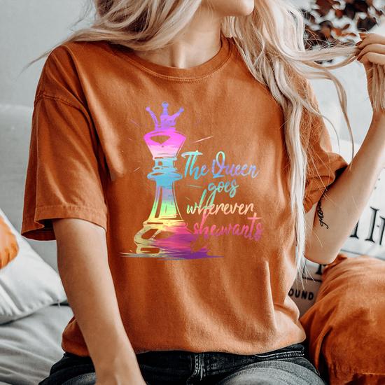 Juste Jeu Échecs T-Shirt 100% Coton